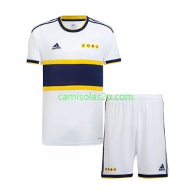 Camisolas de futebol CA Boca Juniors Criança Equipamento Alternativa 2022/23 Manga Curta
